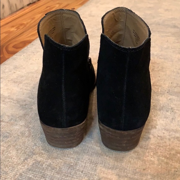 Splendid Hamptyn Almond toe black suede booties - Picture 6 of 6